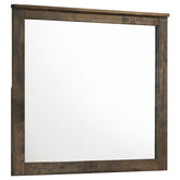 Best Furniture Outlet - Coaster - Woodmont Dresser Mirror Rustic Golden Brown - 222634